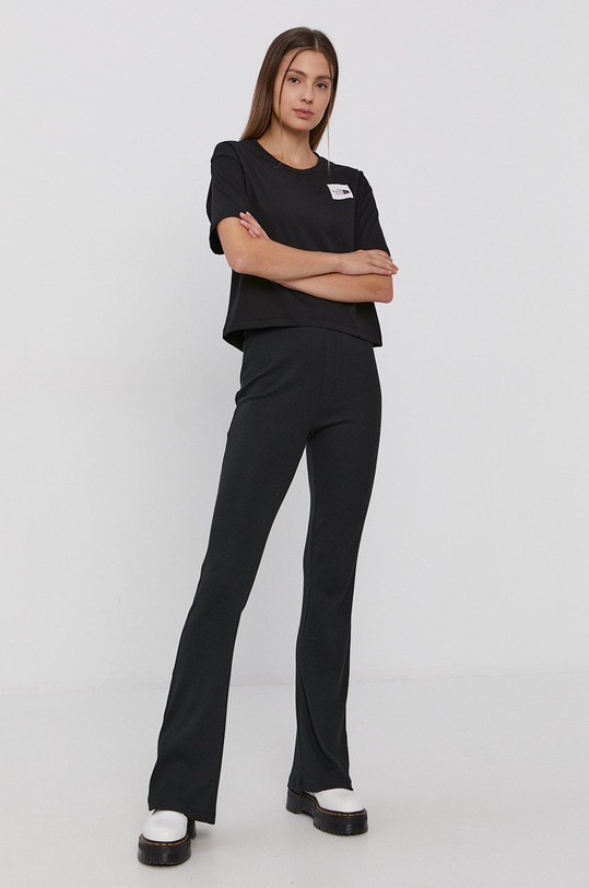 The North Face tricou din bumbac NF0A4SY9JK31 negru AW21