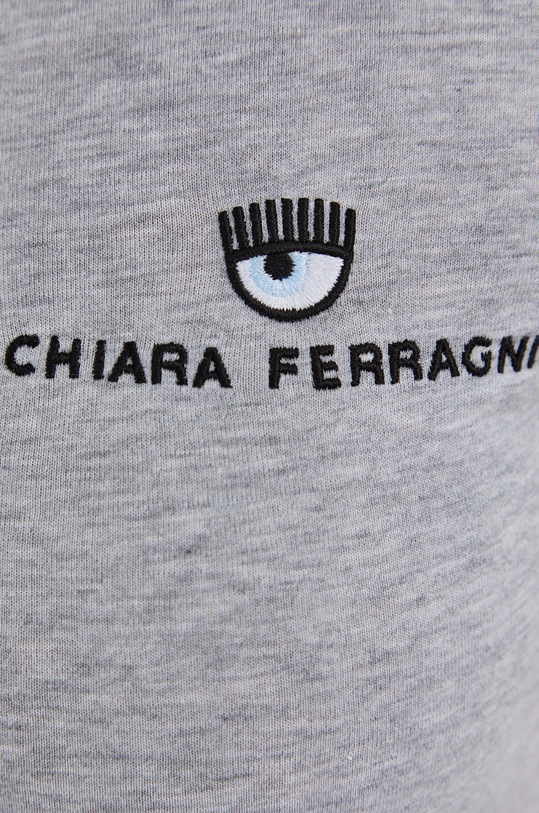 Chiara Ferragni Tricou din bumbac Logo Basic 71CBHT09 gri