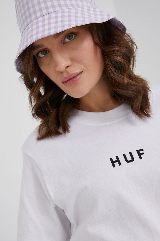 HUF T-shirt bawełniany biały wts0009