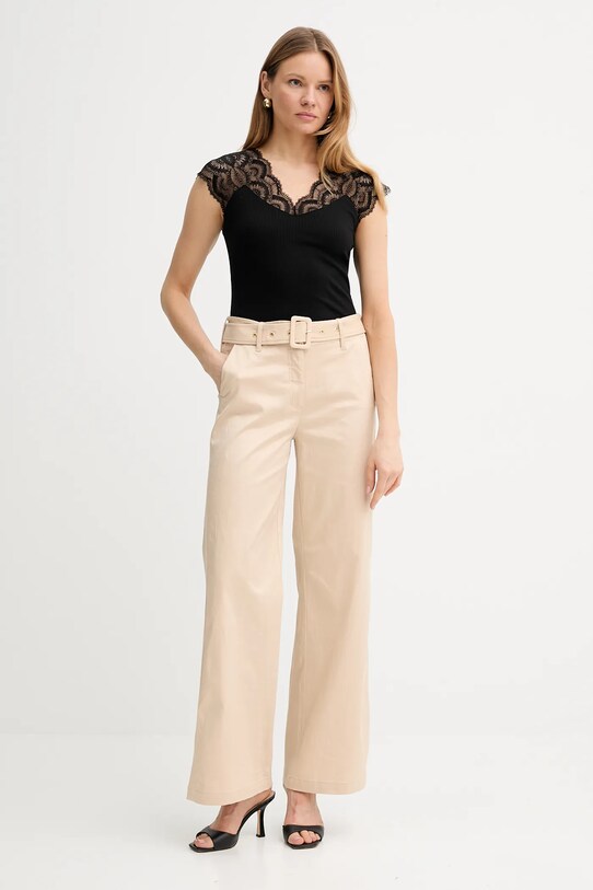 Morgan bluza DELI negru SS25