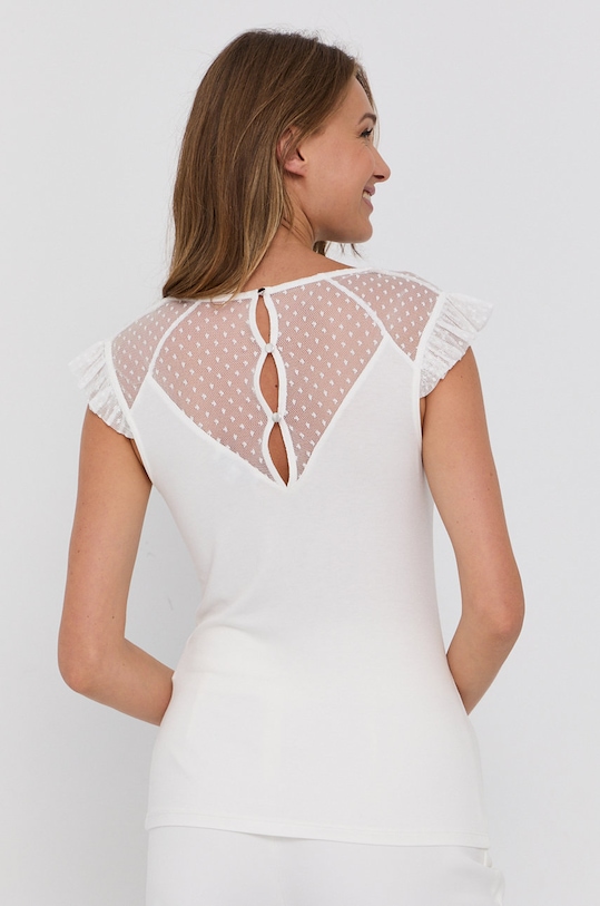 Odzież Morgan Bluzka DUCHES biały