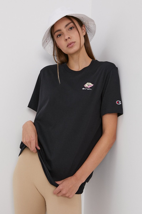 Champion Tricou din bumbac 114696 negru 114696