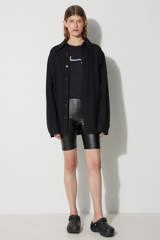 Champion cotton t-shirt 114128 black AW21