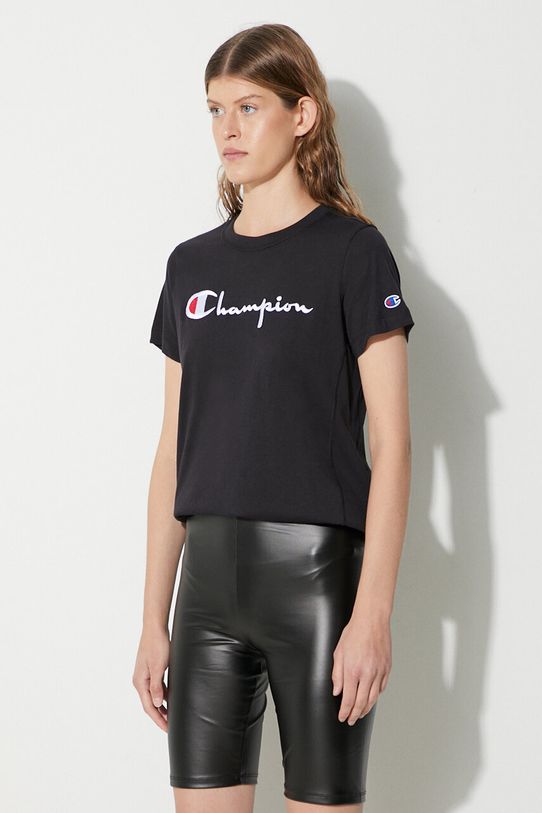 Champion cotton t-shirt black 114128
