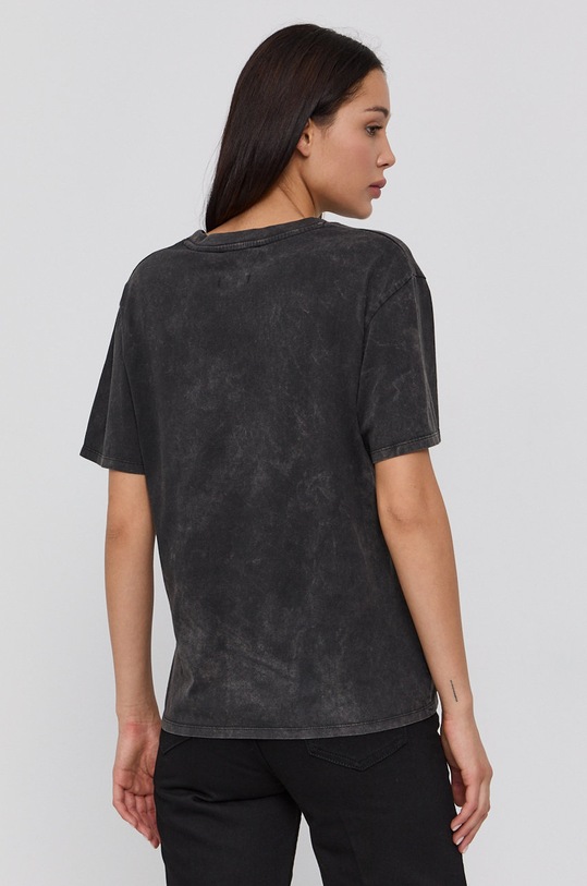 Oblečenie Bavlnené tričko The Kooples FTSC23006K sivá