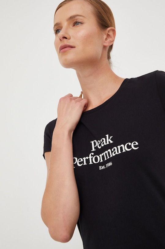 Peak Performance T-shirt bawełniany biały G75661