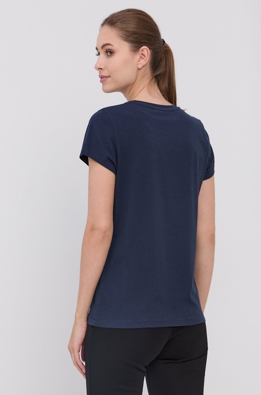 Odzież Peak Performance T-shirt bawełniany G75661 granatowy