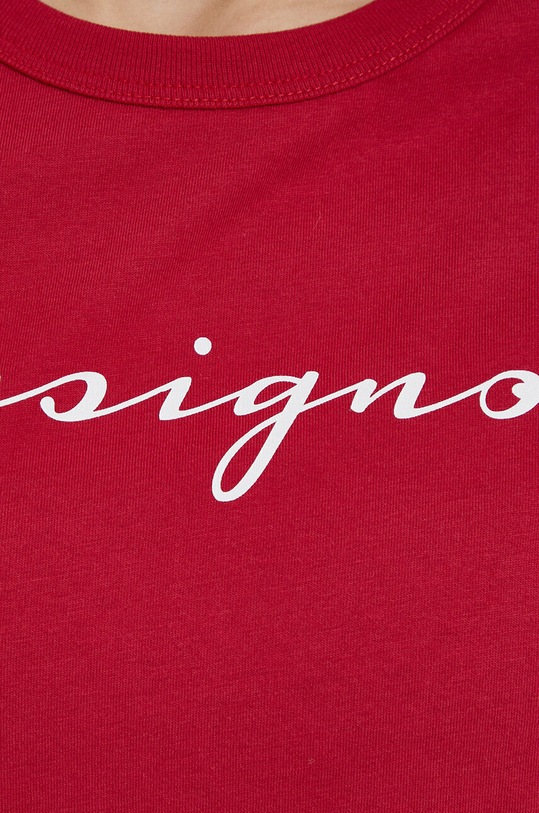 Bavlněné tričko Rossignol RLKWY05 červená