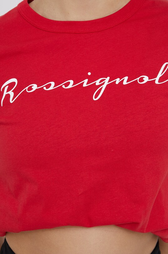 Rossignol T-shirt bawełniany RLKWY05 czerwony