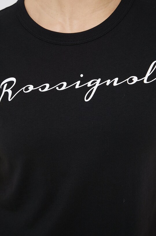 Rossignol T-shirt bawełniany RLKWY05 czarny