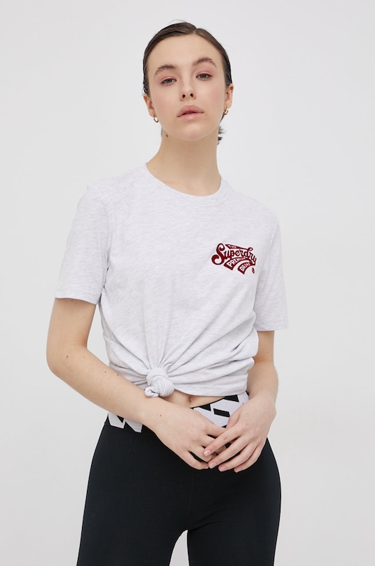 Tričko Superdry W1010698A.54G sivá AW21