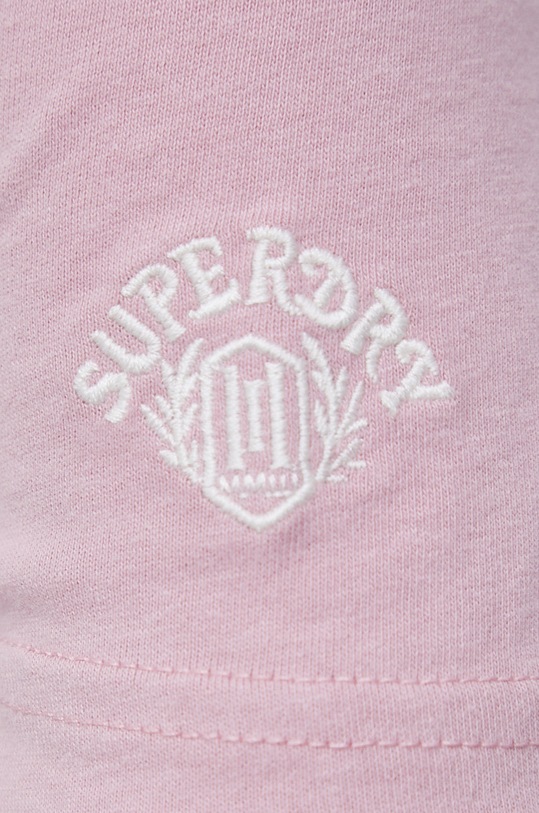 Хлопковая футболка Superdry W1010646A.10R розовый