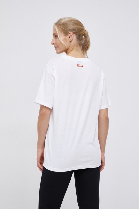 Oblečení Bavlněné tričko P.E Nation PEBASICST038 bílá