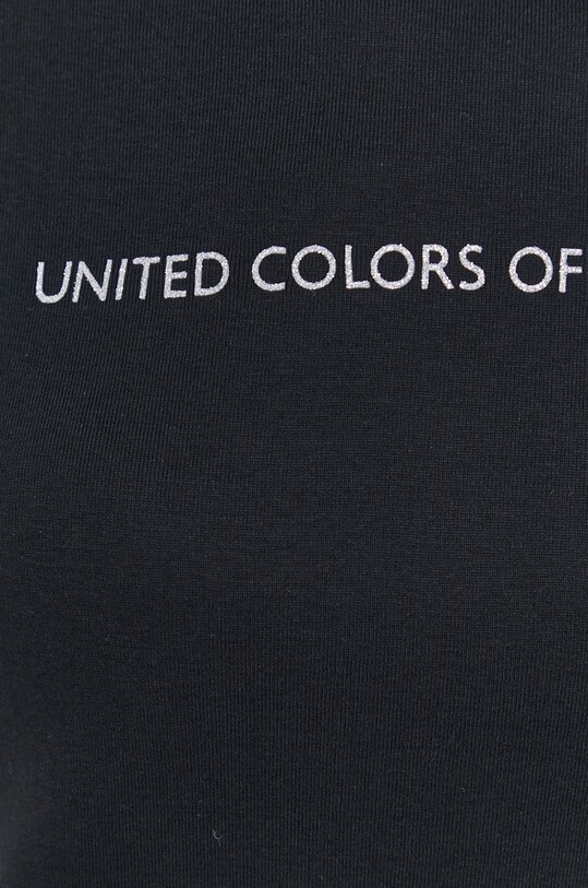 Хлопковая футболка United Colors of Benetton 3GA2E16A2.100 чёрный