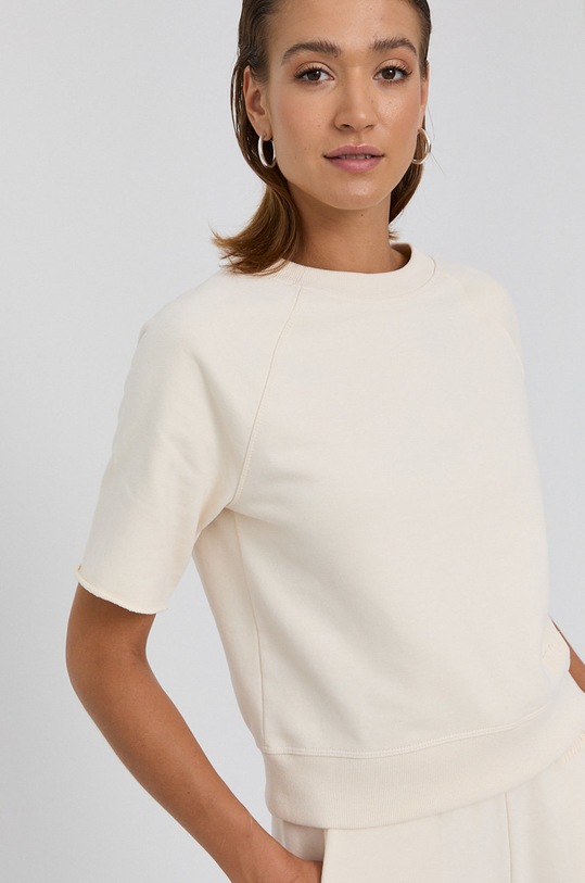 Bavlněná mikina AllSaints WM056U béžová