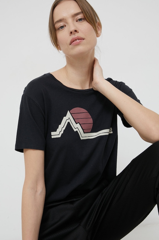 Burton T-shirt bawełniany bawełna czarny 21701100001