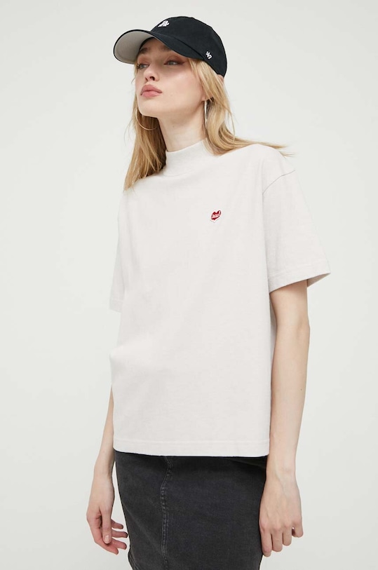 Pamučna majica Deus Ex Machina pamuk bež DLF211051