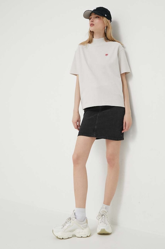 Pamučna majica Deus Ex Machina DLF211051 bež SS23