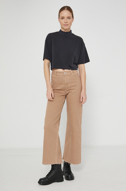 Dr. Denim T-shirt 2141102U47 szary AW21