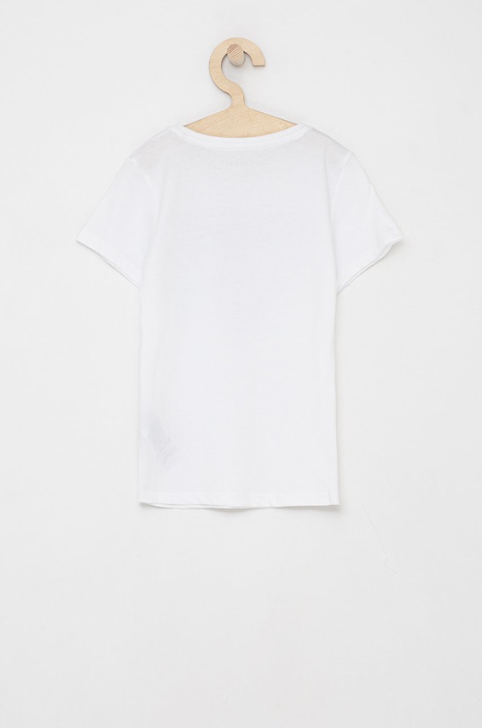 Dziewczynka Guess T-shirt bawełniany dziecięcy J73I56.K8HM0 biały