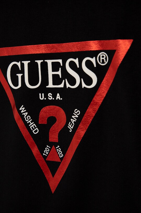 Девочка Детская футболка Guess J81I15.J1311 чёрный