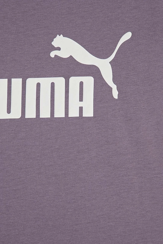 Dziewczynka Puma t-shirt bawełniany dziecięcy 587029 fioletowy