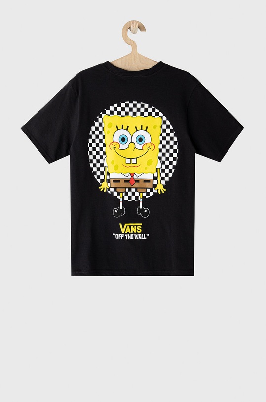 Fiú Vans gyerek póló x Spongebob VN0A5FNRZAX1 fekete