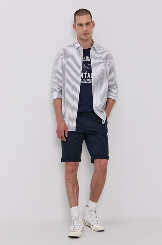 Tom Tailor T-shirt 1026057.10932 granatowy AW21