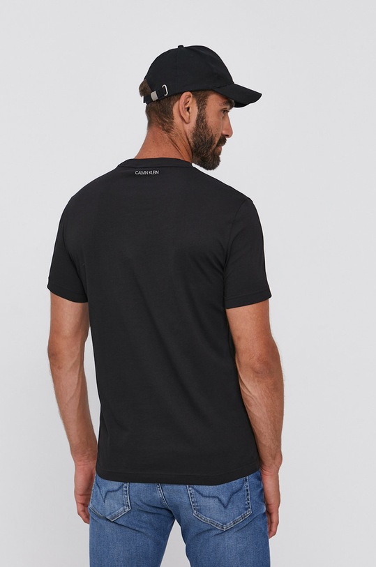 Oblečenie Bavlnené tričko Calvin Klein K10K107256.4890 čierna