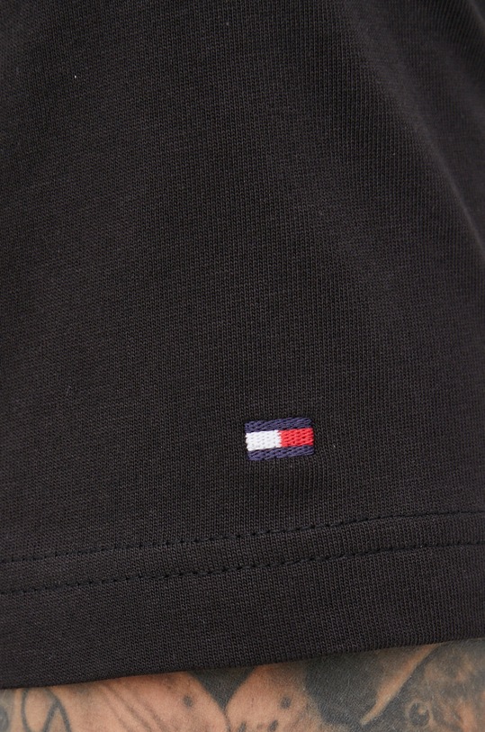 Bavlnené tričko Tommy Hilfiger MW0MW21426.4890 čierna