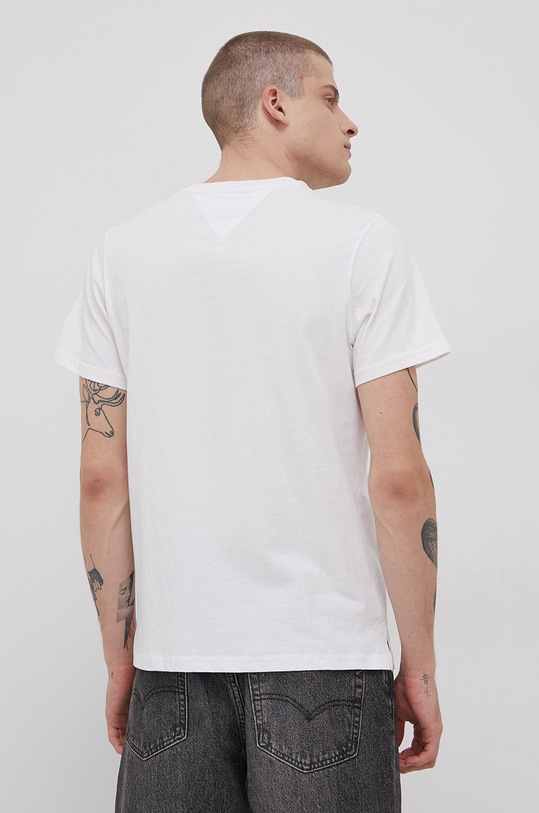 Odzież Tommy Jeans T-shirt bawełniany DM0DM11439.4890 DM0DM11439.4890 biały