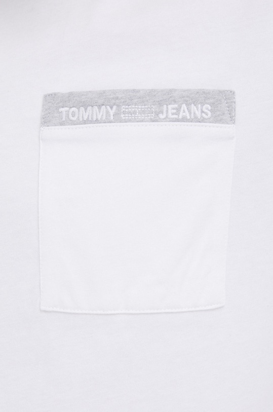 Tommy Jeans T-shirt bawełniany DM0DM11441.4890 DM0DM11441.4890 biały
