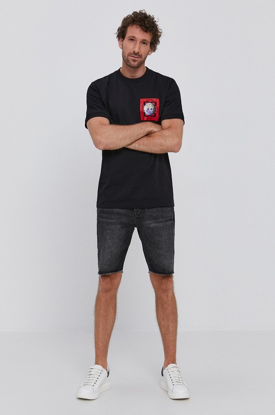 Tričko Hugo 50453745 čierna AW21