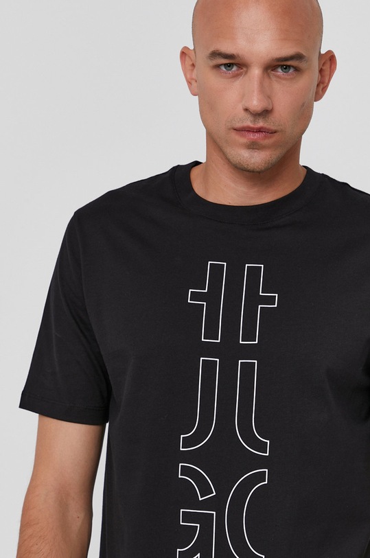 HUGO T-shirt 50458197 czarny 50458197