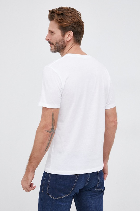 Odzież Tiger Of Sweden T-shirt bawełniany T51831004 biały