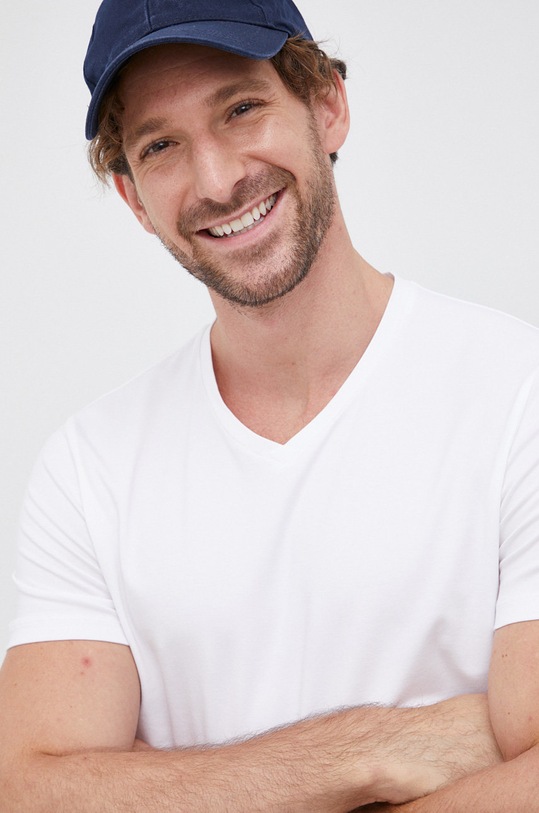 HUGO - T-shirt (2-pack) 50325417 z elastanem biały 50325417