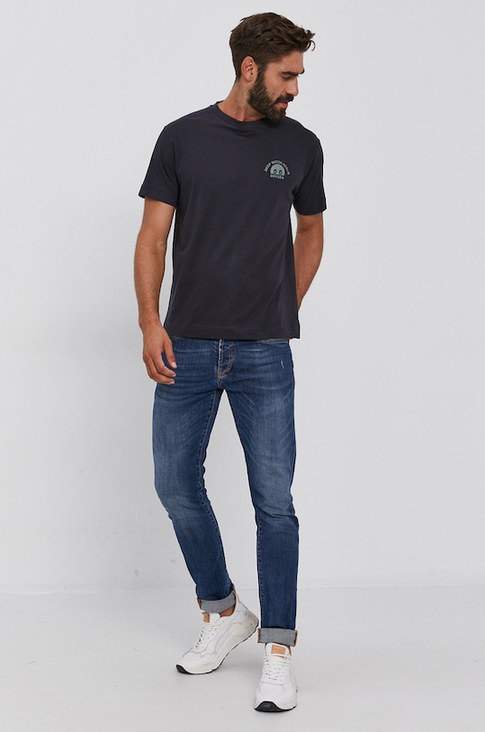 Tricou din bumbac 2104918 bleumarin AW21