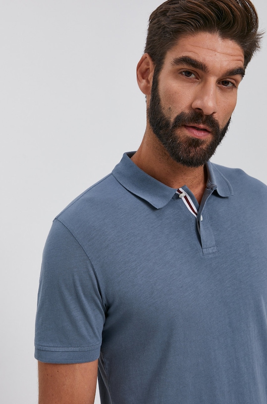 Tricou Polo regular albastru 2102316