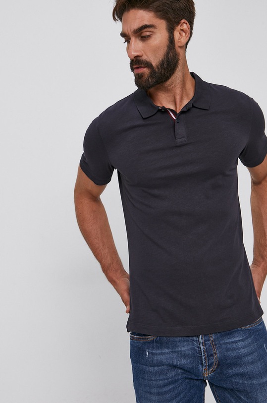 Tricou Polo regular gri 2102316