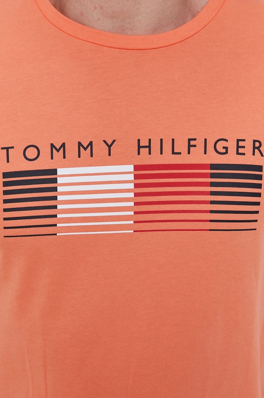 Tommy Hilfiger T-shirt MW0MW21008.4890 pomarańczowy