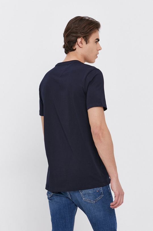 Oblečenie Bavlnené tričko Tommy Hilfiger MW0MW18729.4890 tmavomodrá