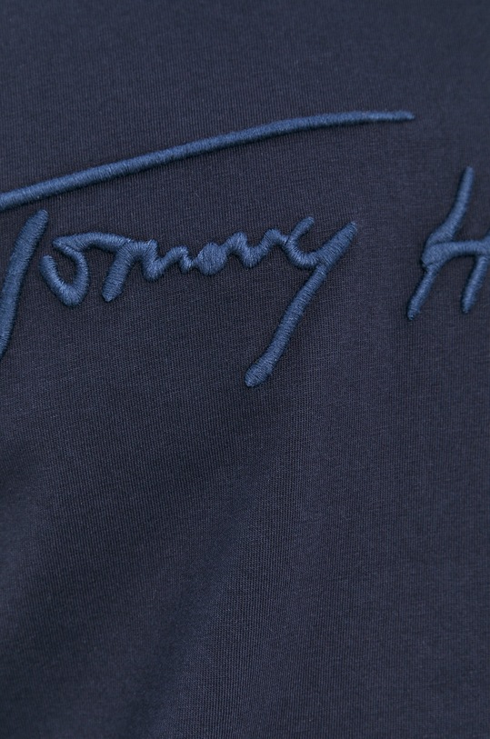 Bavlnené tričko Tommy Hilfiger MW0MW18729.4890 tmavomodrá