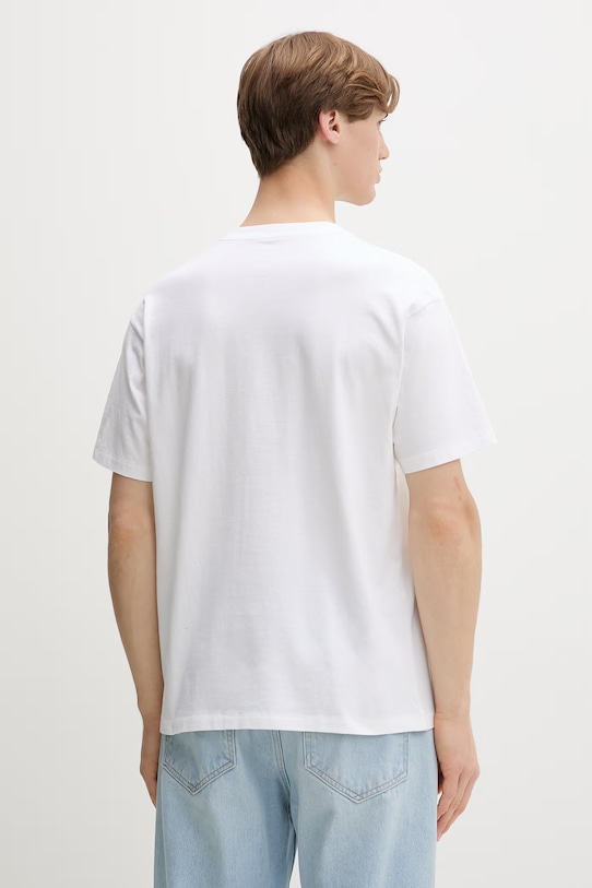 Ρούχα Levi's t-shirt Ανδρικό βαμβακερό A0637.0000 μπεζ