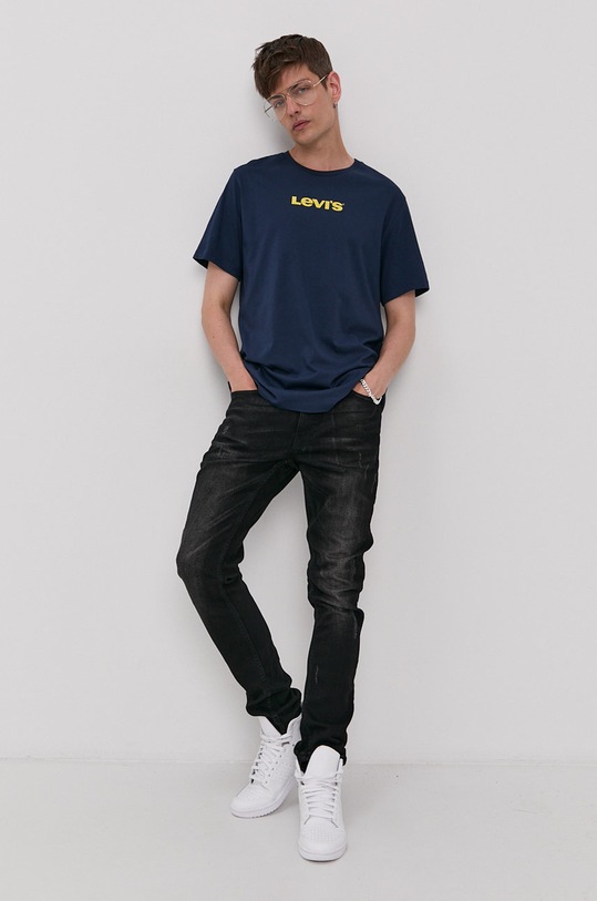 Levi's T-shirt A2083.0004 granatowy AW21