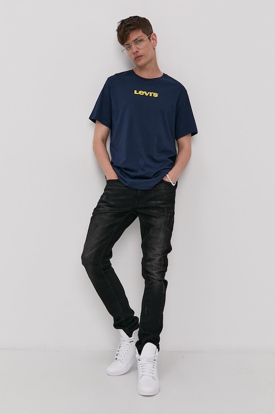 Majica kratkih rukava Levi's A2083.0004 mornarsko plava AW21