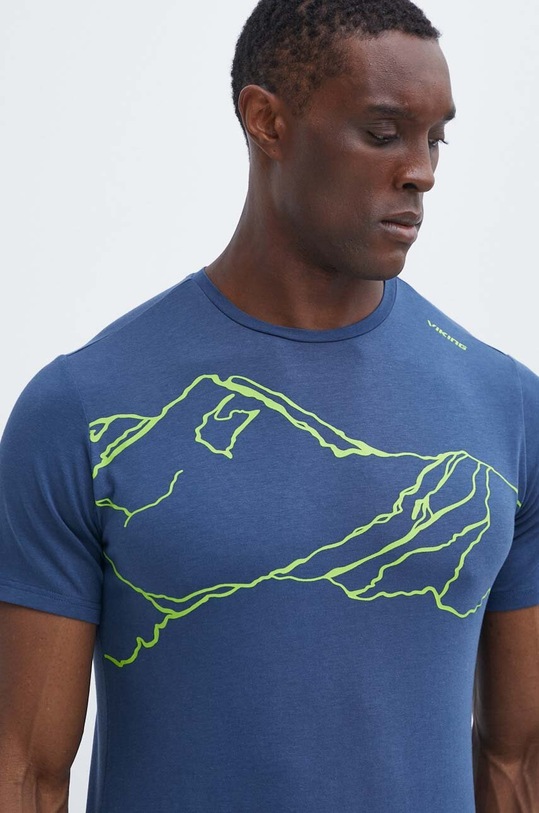 Viking t-shirt sportowy Lako Bamboo granatowy 500.22.6640
