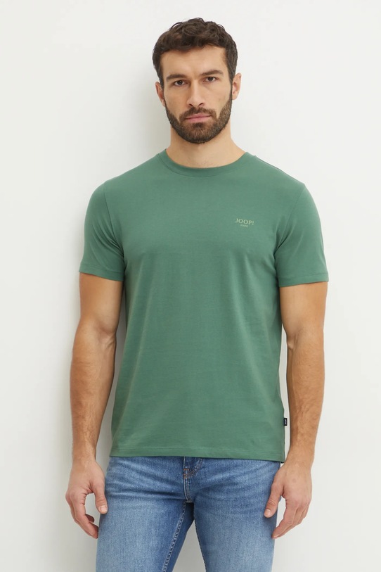 Joop! tricou din bumbac Alphis uni verde 30027746
