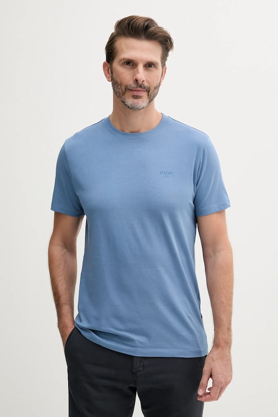 Joop! t-shirt bawełniany Alphis bawełna niebieski 30027746