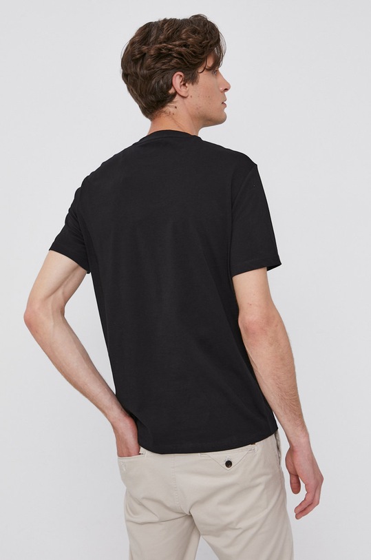 Odzież Armani Exchange T-shirt bawełniany 6KZTBD.ZJ5TZ 6KZTBD.ZJ5TZ czarny