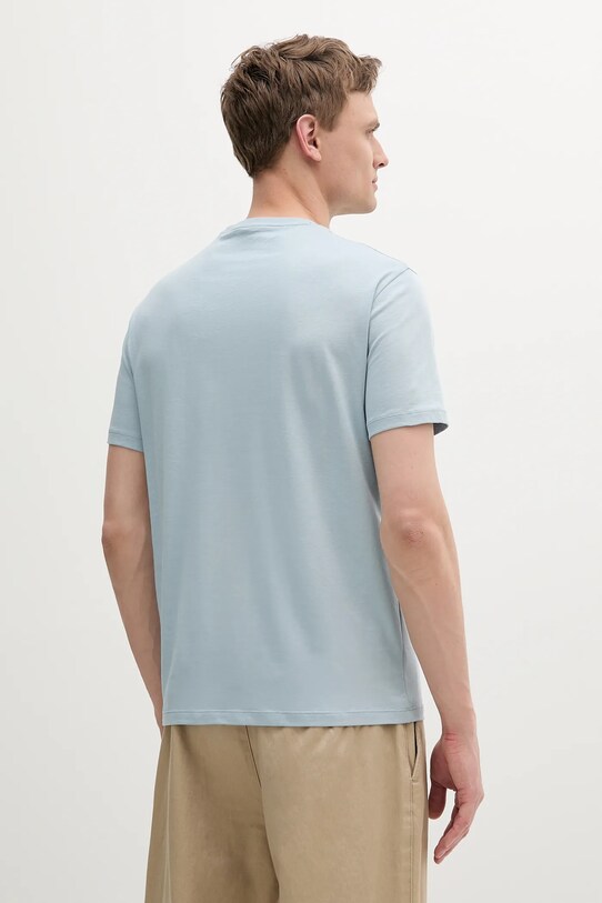 Armani Exchange t-shirt bawełniany 8NZT72.Z8H4Z niebieski SS25